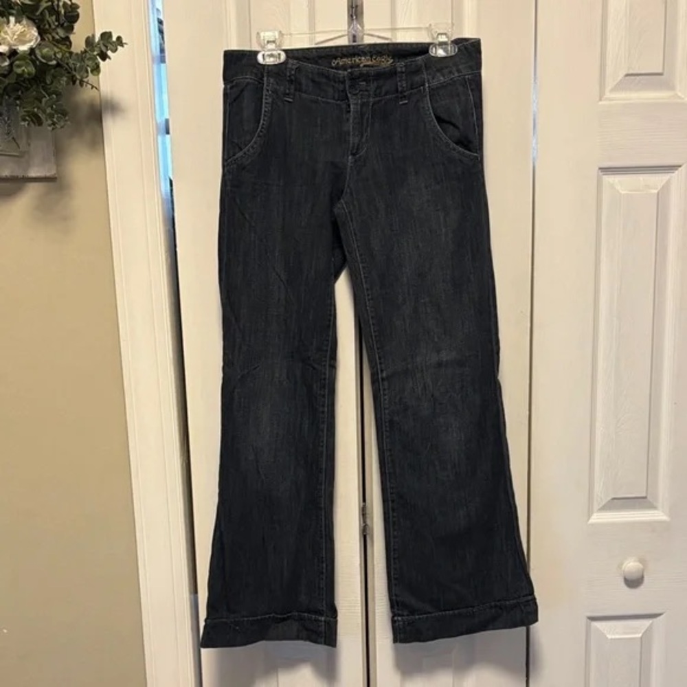 American Eagle Outfitters Dark Blue Flare Jeans